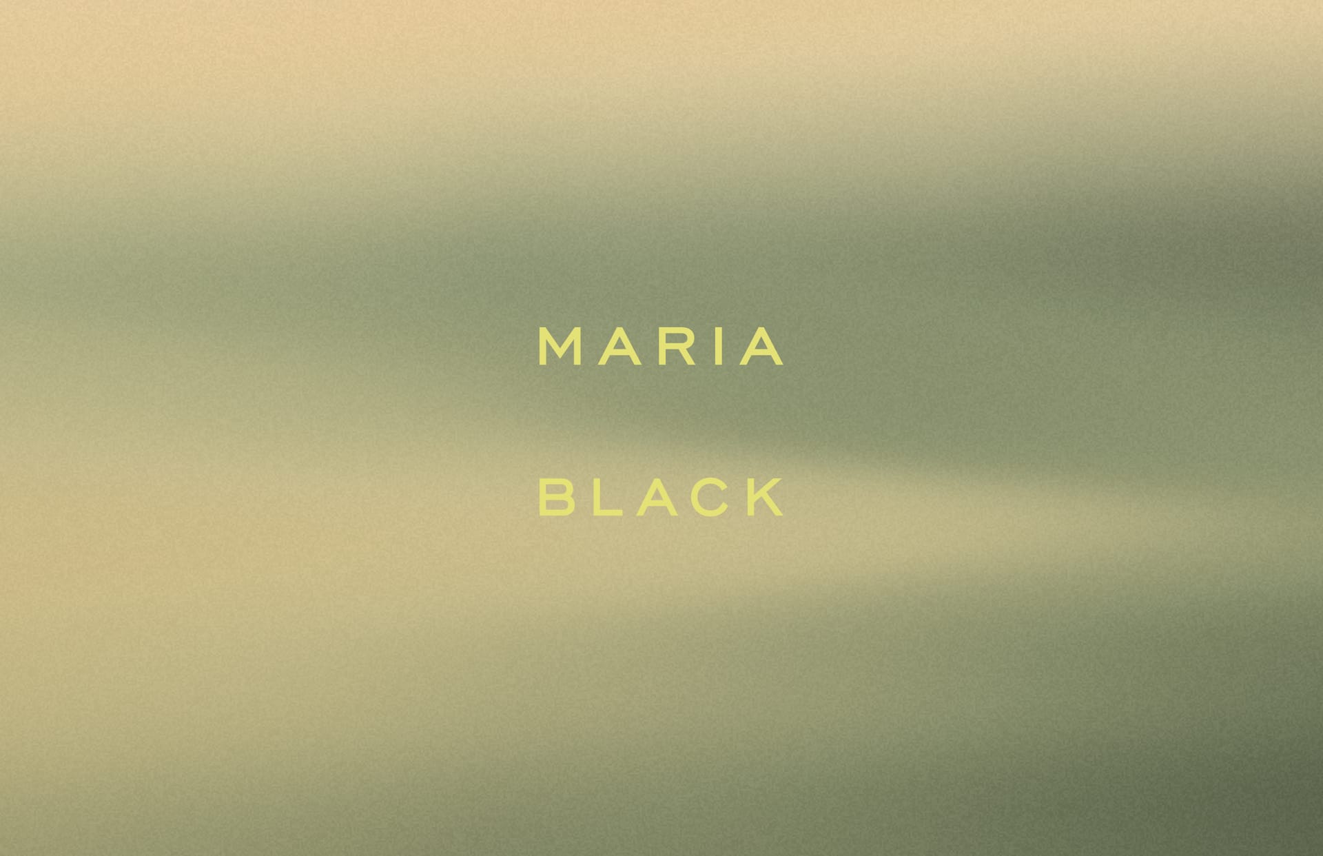 Maria Black — brand visuals