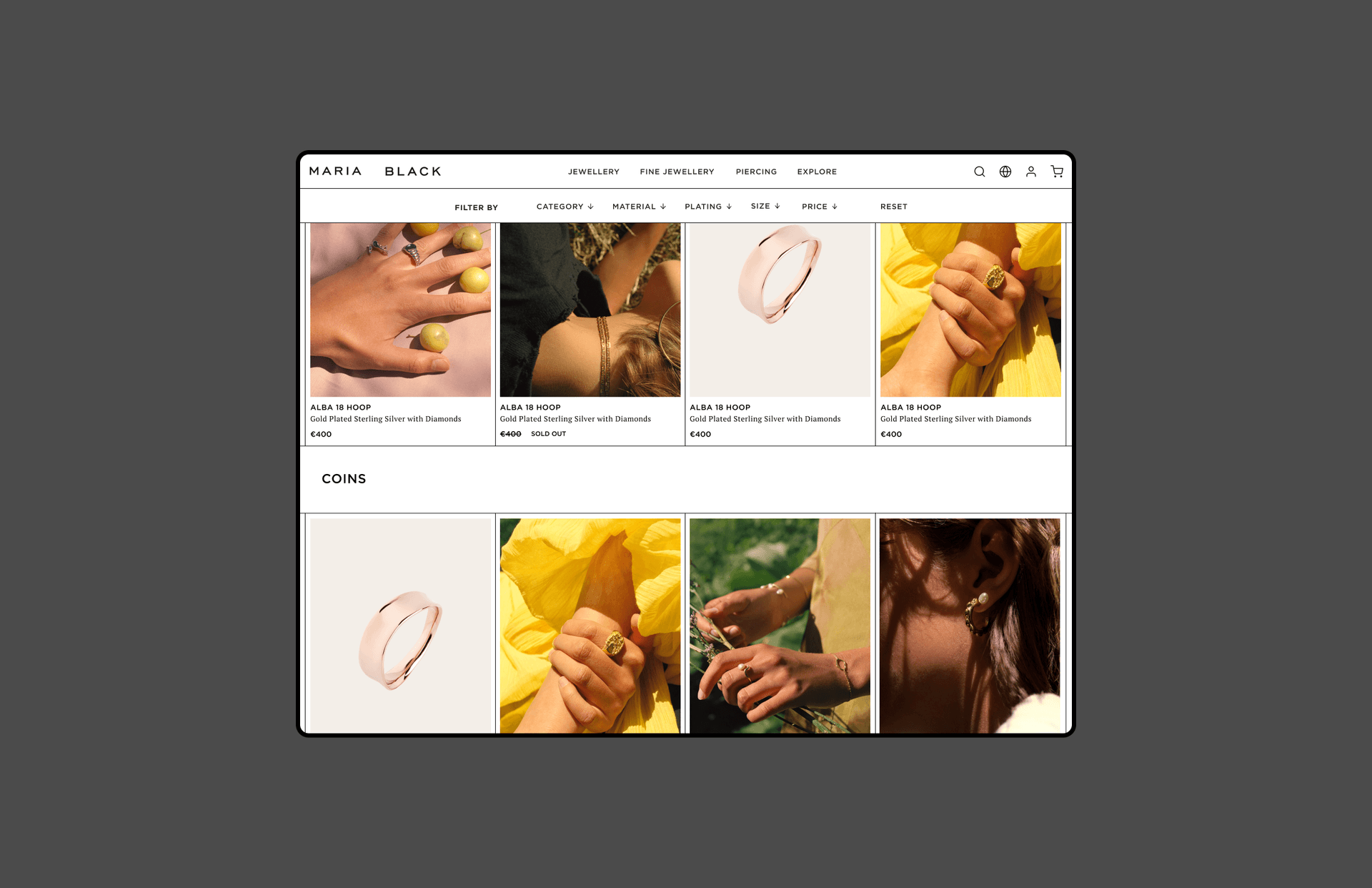 Maria Black — campaign layout